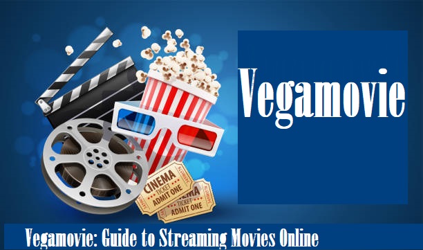 Vegamovie streaming platform on a laptop